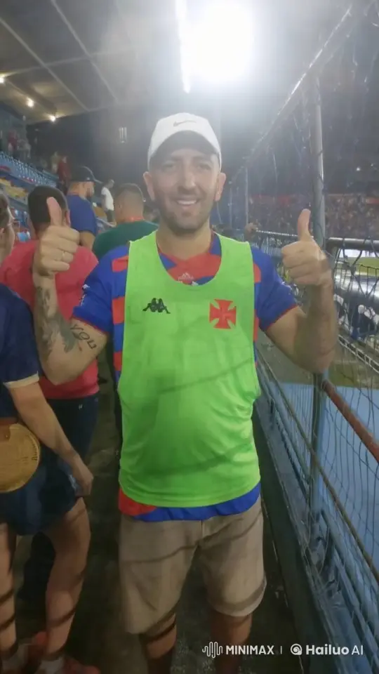 Man's Emotional Shift from Joy to Disappointment in Stadium – AI Generated Video | Hailuo AI