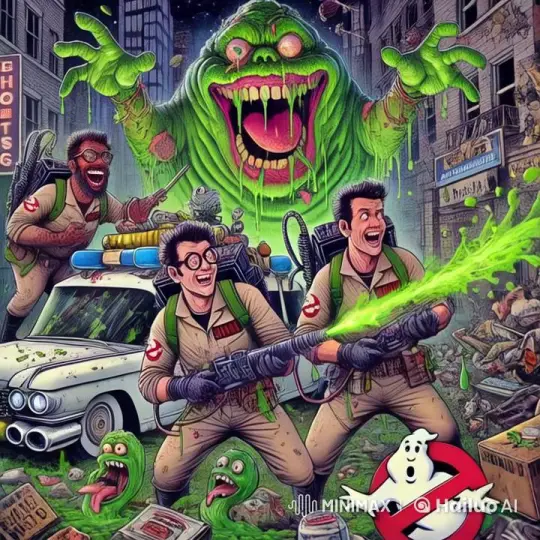 Troma-Style Ghostbusters Live2D Animated Short – AI Generated Video | Hailuo AI