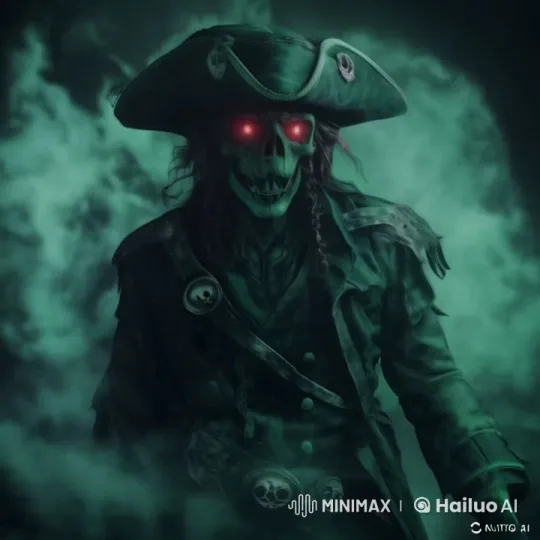 Pirate Ghost Transformation into Seductive Woman – AI Generated Video | Hailuo AI