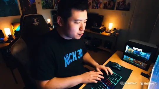 Streamed: Aesthetic Moments of Gaming and Fast Food – AI Generated Video | Hailuo AI