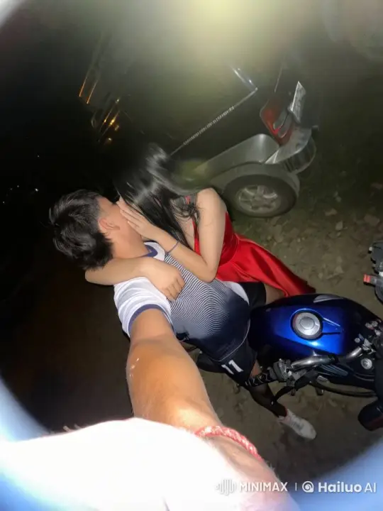 Intimate Night Scene with Couple and Surprise Kiss – AI Generated Video | Hailuo AI