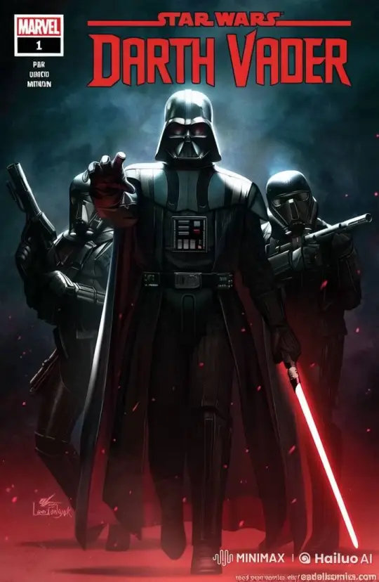 Darth Vader Leads Menacing Advance in Live2D Animation – AI Generated Video | Hailuo AI