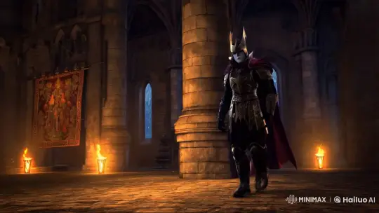 Vampire Hunter in Gothic Castle Setting – AI Generated Video | Hailuo AI