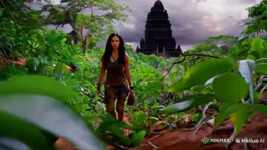 Determined Maya Discovers Hidden Temple in Lush Forest – AI Generated Video | Hailuo AI