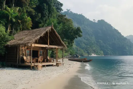 Peaceful Seaside Retreat: Natural Beauty and Calm – AI Generated Video | Hailuo AI