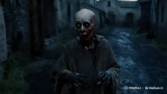 Medieval Plague Victim's Desolation in Dim Light – AI Generated Video | Hailuo AI