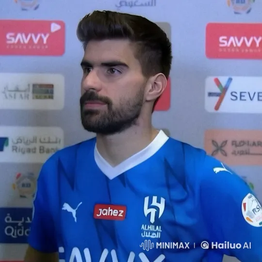 Man Smokes Cigarette in Press Area with Logos Background – AI Generated Video | Hailuo AI