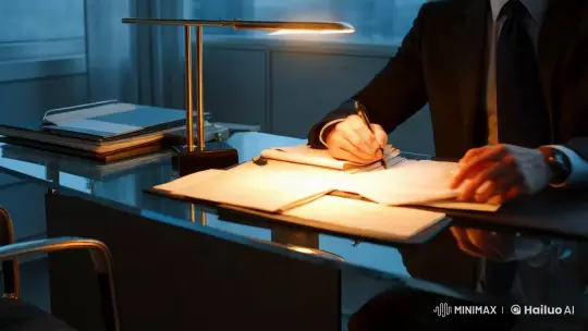Modern Finance Office: Securitization Process and Investor Satisfaction – AI Generated Video | Hailuo AI