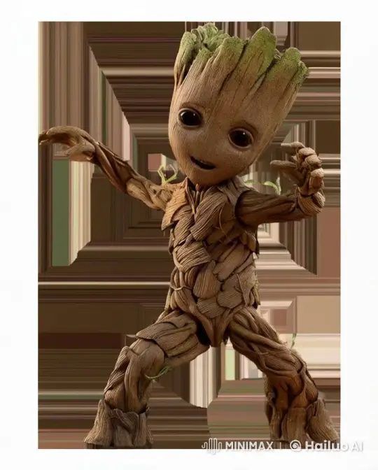 Animated Tree Character Enjoys Joyful Dance Routine – AI Generated Video | Hailuo AI