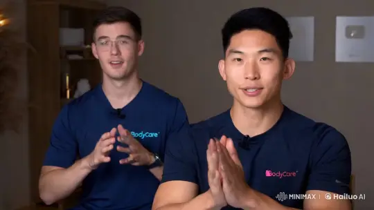 Asian Male Massage Trainer at Time Bodycare Academy – AI Generated Video | Hailuo AI