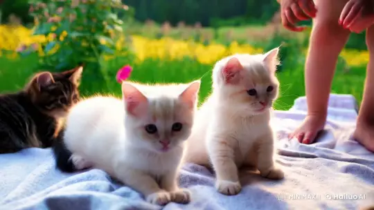 Emil and Kittens: A Cinematic Journey of Friendship – AI Generated Video | Hailuo AI