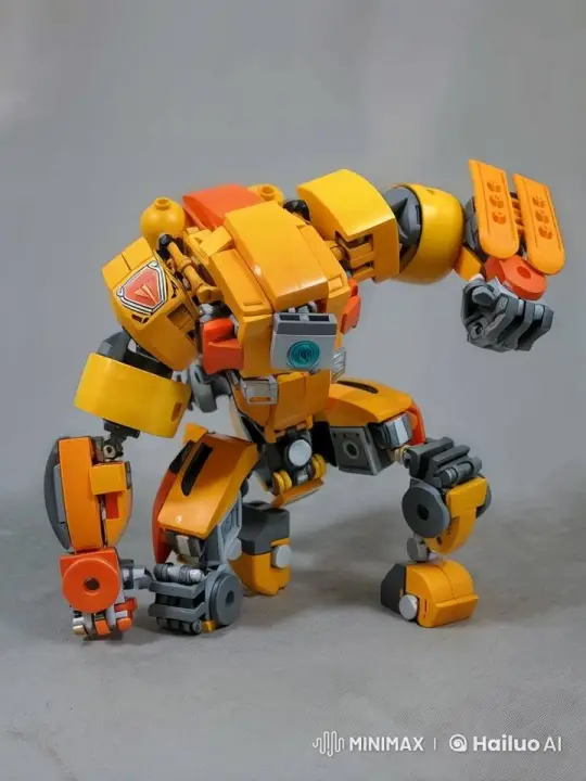 Mech Transforms to Combat Stance in Live2D Animation – AI Generated Video | Hailuo AI