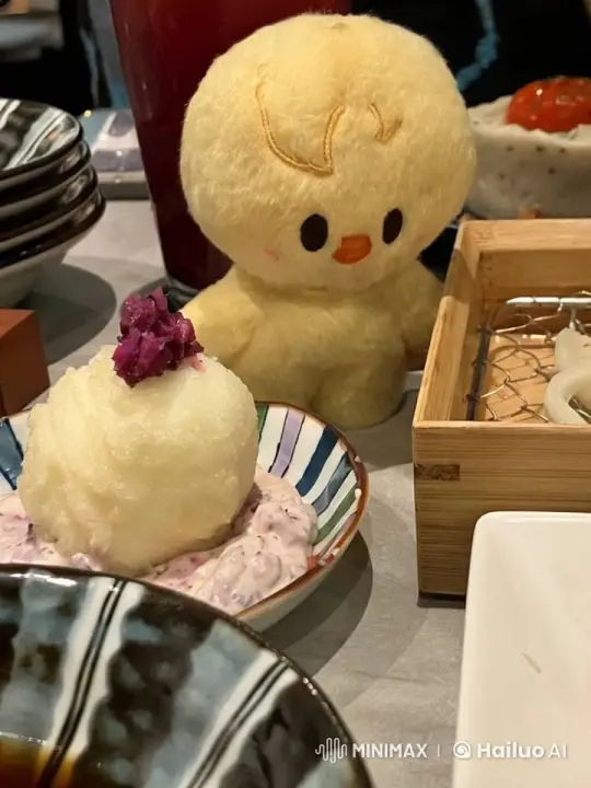 Adorable Plush Chick Anticipates Delightful Meal – AI Generated Video | Hailuo AI