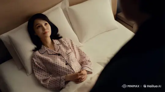 Japanese Horror Film: Serene Woman, Looming Threat in Shadows – AI Generated Video | Hailuo AI