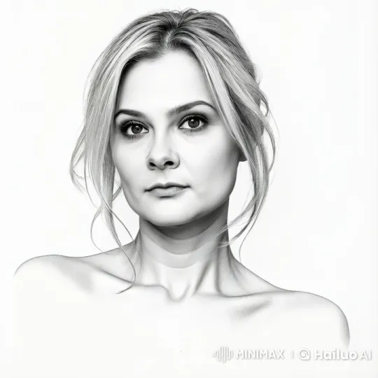 Animated Pencil Portrait with Realistic Facial Expressions – AI Generated Video | Hailuo AI