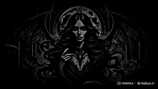 Gothic Figure Walks Through Mysterious Cityscape – AI Generated Video | Hailuo AI