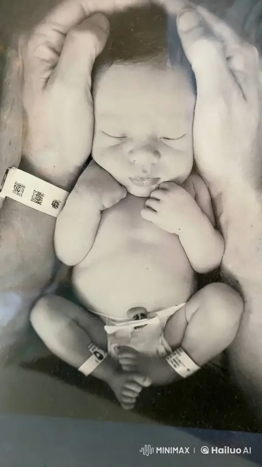 Newborn Baby Cradled in Loving Hands – AI Generated Video | Hailuo AI