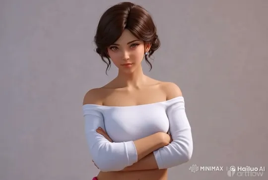 Contemplative Woman Embarks on Dream Project in Live2D Animation – AI Generated Video | Hailuo AI