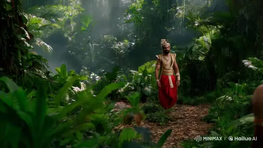Ek Raja: Majestic Presence in the Lush Jungle – AI Generated Video | Hailuo AI