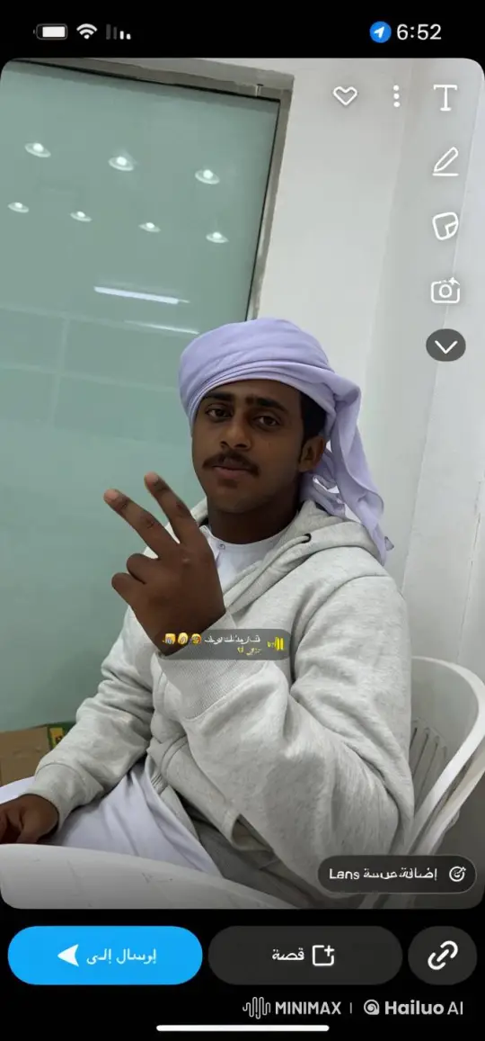 Young Man Smoking Peacefully in White Room – AI Generated Video | Hailuo AI