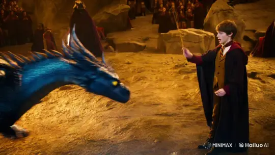 Cedric Diggory's Triumphant Duel with a Swedish Short-Snout Dragon – AI Generated Video | Hailuo AI