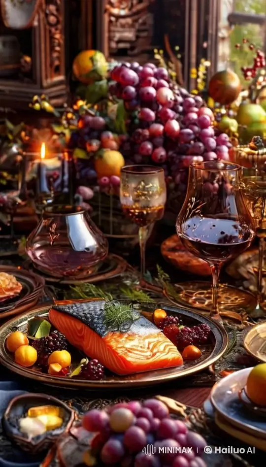 Festive Table Setting Captured in Live2D Animation – AI Generated Video | Hailuo AI