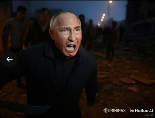 Panic-stricken Man Flees Through Apocalyptic Ruins – AI Generated Video | Hailuo AI