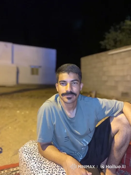 Man Smokes Calmly Outside at Night – AI Generated Video | Hailuo AI