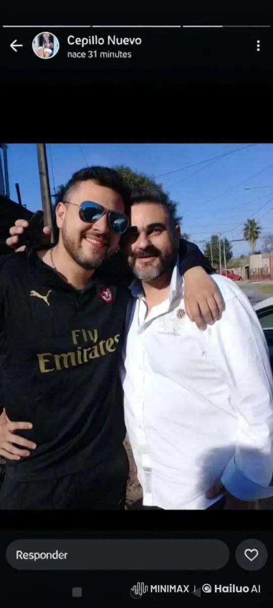 Men Share Affectionate Cheek Kiss in Casual Setting – AI Generated Video | Hailuo AI