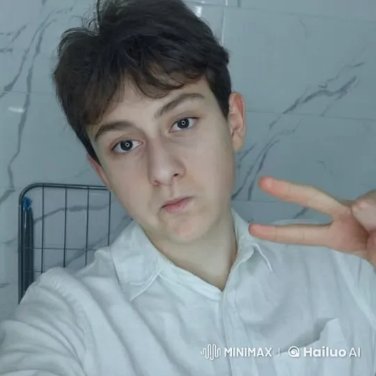 Affectionate Greeting in Marble Bathroom – AI Generated Video | Hailuo AI