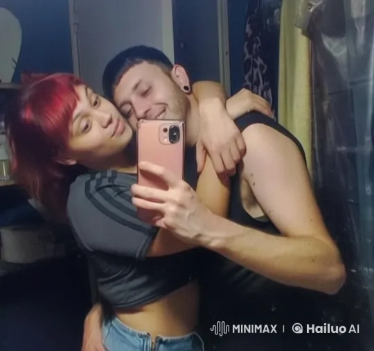Couple Sharing Intimate Kiss in Live2D Animation – AI Generated Video | Hailuo AI