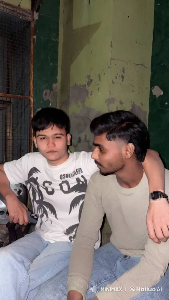 Intimate Friendship: Two Men Sharing a Tender Moment – AI Generated Video | Hailuo AI