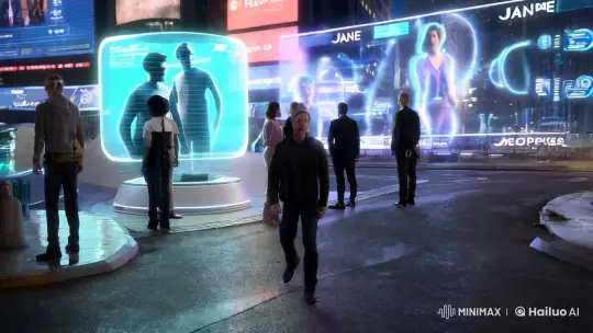 Authentic Jane Stands Out in AI-Driven Dystopian Society – AI Generated Video | Hailuo AI
