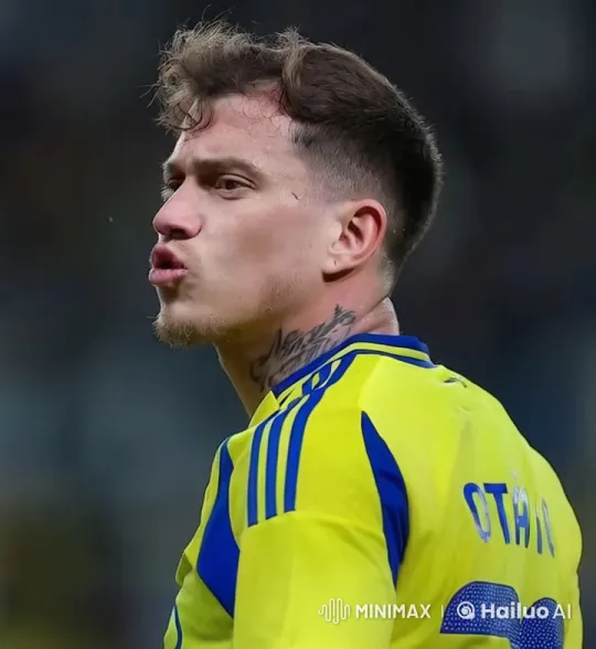 Soccer Player in Jersey Smokes Cigarette – AI Generated Video | Hailuo AI