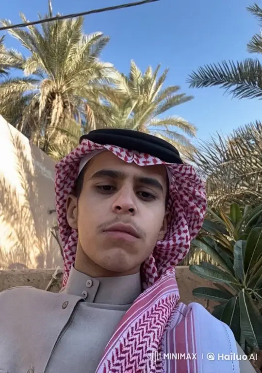 Young Man Smokes Calmly Outside Amidst Palms – AI Generated Video | Hailuo AI