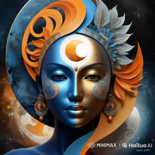 Cosmic-Themed Character Showcases Artistic, Ethereal Design – AI Generated Video | Hailuo AI