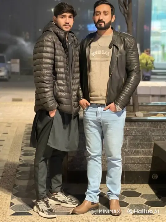 Nighttime Intimacy: Two Men Share a Tender Moment – AI Generated Video | Hailuo AI