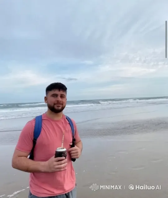 Boy Appears to Kiss Bikini-Clad Girl in Picture – AI Generated Video | Hailuo AI