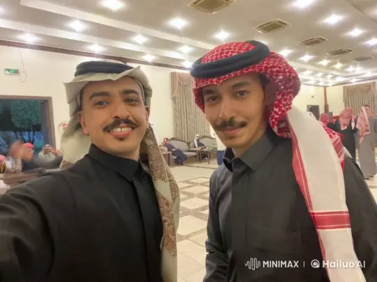 Men Share Laughter and Cigarette in Bright Room – AI Generated Video | Hailuo AI