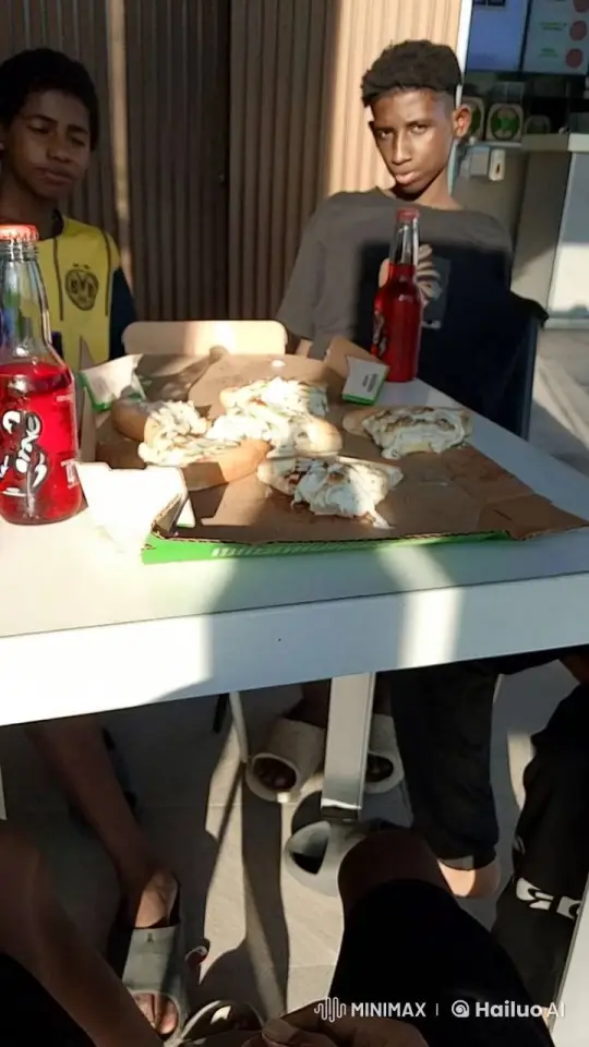 Young People Relaxing with Pastries, Smoking, and Soda – AI Generated Video | Hailuo AI