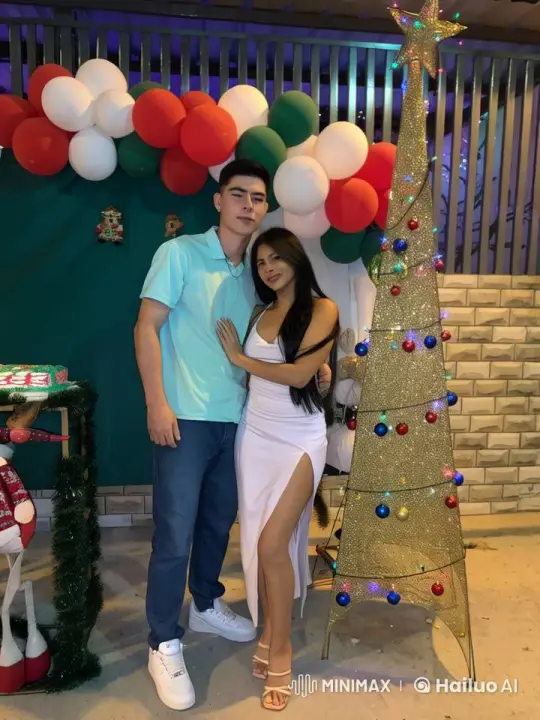 Christmas Scene: Woman Cries as Man Is Kissed by Another – AI Generated Video | Hailuo AI