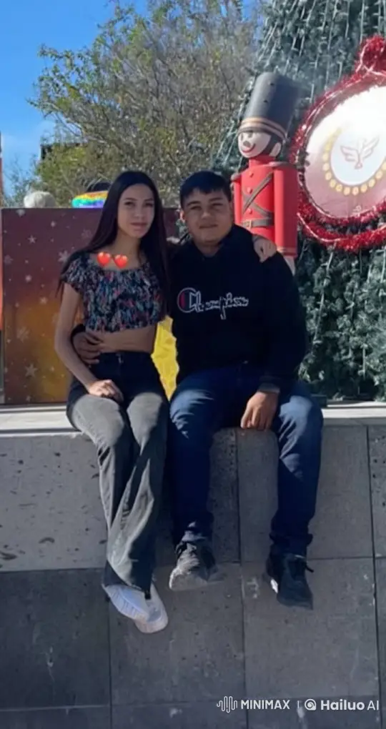 Christmas Drama: Cheek Kiss Leads to Tears – AI Generated Video | Hailuo AI