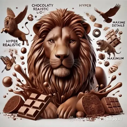 Chocolate Lion: A Hyper-Realistic Visual Delight – AI Generated Video | Hailuo AI