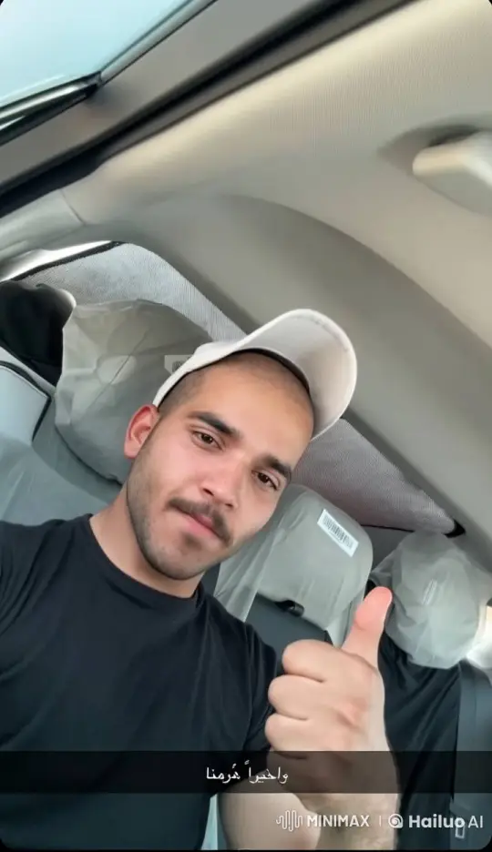 Live2D Animated Man in Car Giving Thumbs-Up – AI Generated Video | Hailuo AI