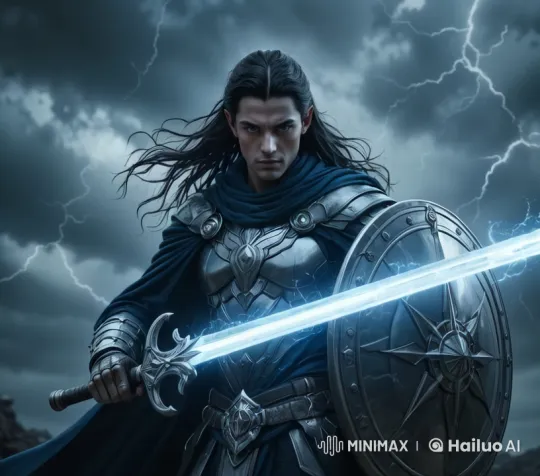 Fingolfin Prepares for Battle Under Stormy Skies – AI Generated Video | Hailuo AI