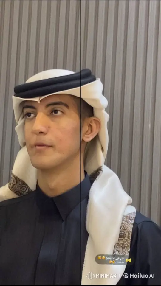 Young Man Reflects in Traditional Attire – AI Generated Video | Hailuo AI