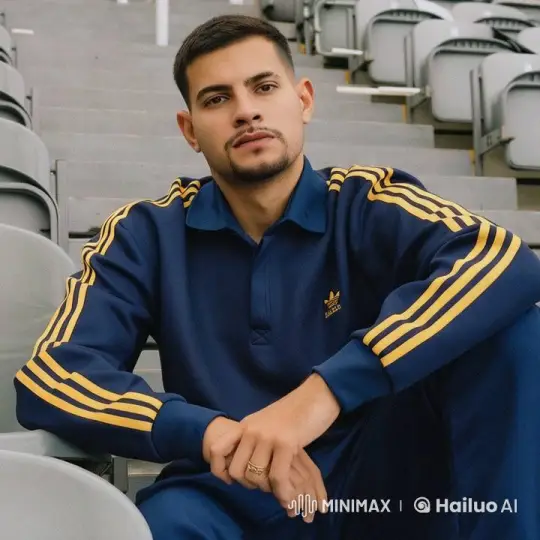Young Man Smokes in Stadium Bleachers - Live2D Animation – AI Generated Video | Hailuo AI
