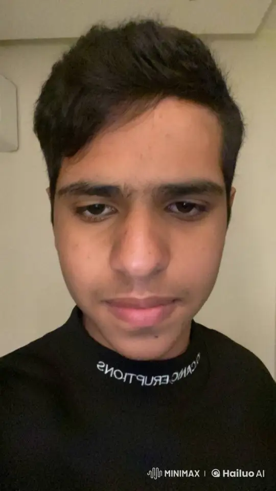 Young Man Contemplates in Dimly Lit Room with Cigarette – AI Generated Video | Hailuo AI