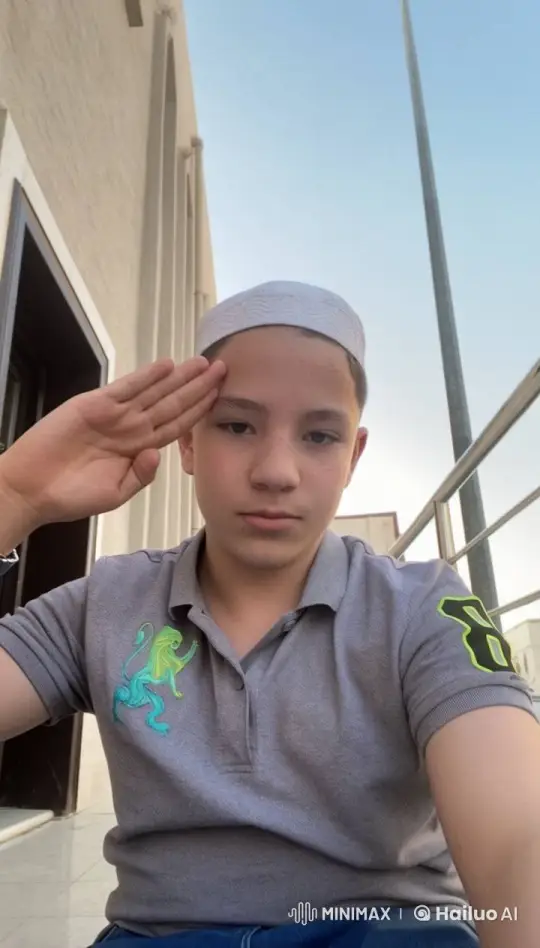 Young Boy Salutes and Smokes by Building in Live2D Animation – AI Generated Video | Hailuo AI