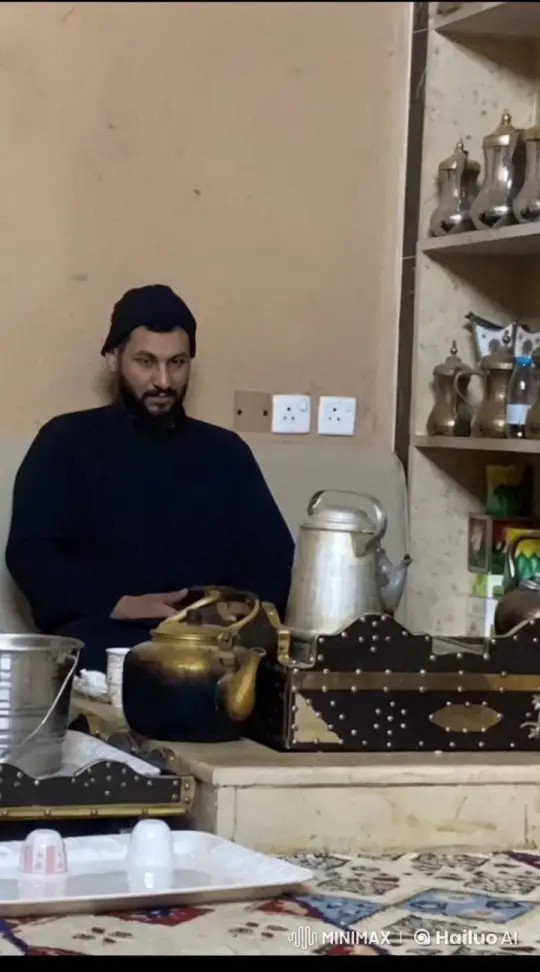 Man Relaxing with Cigarette in Cozy Traditional Room – AI Generated Video | Hailuo AI